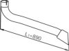 DINEX 54202 Exhaust Pipe